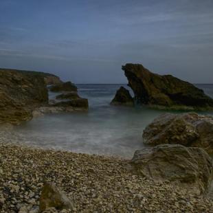 on the rocks